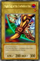 Right Leg of the Forbidden One - Yu-Gi-Oh! Forbidden Memories