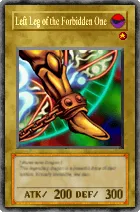 Left Leg of the Forbidden One - Yu-Gi-Oh! Forbidden Memories