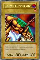 Left Arm of the Forbidden One - Yu-Gi-Oh! Forbidden Memories