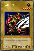 Carta Battle Ox - Yu-Gi-Oh! Forbidden Memories
