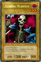 Carta Zombie Warrior - Yu-Gi-Oh! Forbidden Memories