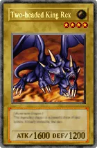 Carta Two-headed King Rex - Yu-Gi-Oh! Forbidden Memories