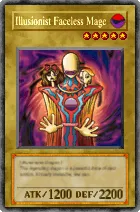 Illusionist Faceless Mage - Yu-Gi-Oh! Forbidden Memories