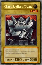 Carta Giant Soldier of Stone - Yu-Gi-Oh! Forbidden Memories