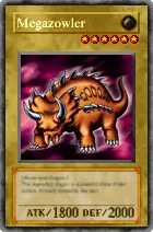 Carta Megazowler - Yu-Gi-Oh! Forbidden Memories