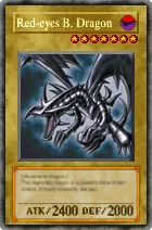 Carta Red-eyes B. Dragon - Yu-Gi-Oh! Forbidden Memories