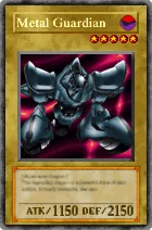 Carta Metal Guardian - Yu-Gi-Oh! Forbidden Memories