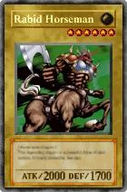 Carta Rabid Horseman - Yu-Gi-Oh! Forbidden Memories