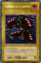 Carta Armored Zombie - Yu-Gi-Oh! Forbidden Memories