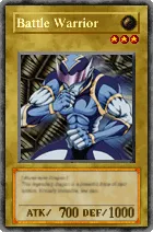 Carta Battle Warrior - Yu-Gi-Oh! Forbidden Memories