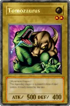 Carta Tomozaurus - Yu-Gi-Oh! Forbidden Memories