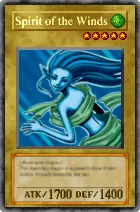 Carta Spirit of the Winds - Yu-Gi-Oh! Forbidden Memories