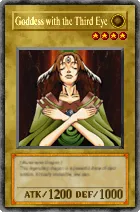 Carta Goddess with the Third Eye - Yu-Gi-Oh! Forbidden Memories