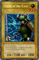 Carta Hero of the East - Yu-Gi-Oh! Forbidden Memories