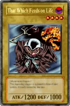 Carta That Which Feeds on Life - Yu-Gi-Oh! Forbidden Memories