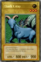 Carta Dark Gray - Yu-Gi-Oh! Forbidden Memories