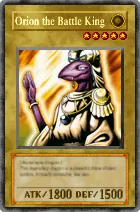 Carta Orion the Battle King - Yu-Gi-Oh! Forbidden Memories