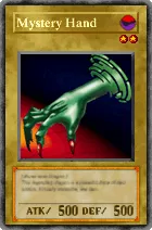 Carta Mystery Hand - Yu-Gi-Oh! Forbidden Memories