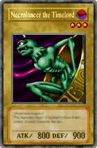 Carta Necrolancer the Timelord - Yu-Gi-Oh! Forbidden Memories