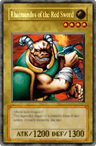 Carta Rhaimundos of the Red Sword - Yu-Gi-Oh! Forbidden Memories