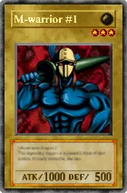 Carta M-warrior #1 - Yu-Gi-Oh! Forbidden Memories