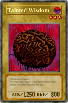 Carta Tainted Wisdom - Yu-Gi-Oh! Forbidden Memories