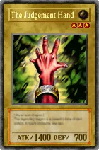 Carta The Judgement Hand - Yu-Gi-Oh! Forbidden Memories