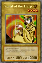 Carta Spirit of the Harp - Yu-Gi-Oh! Forbidden Memories