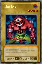 Carta Big Eye - Yu-Gi-Oh! Forbidden Memories