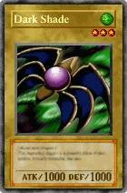 Carta Dark Shade - Yu-Gi-Oh! Forbidden Memories