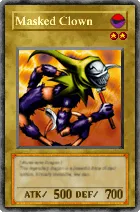 Carta Masked Clown - Yu-Gi-Oh! Forbidden Memories