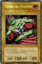 Carta Terra the Terrible - Yu-Gi-Oh! Forbidden Memories