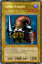 Carta Arma Knight - Yu-Gi-Oh! Forbidden Memories