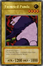 Carta Frenzied Panda - Yu-Gi-Oh! Forbidden Memories
