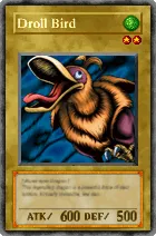 Carta Droll Bird - Yu-Gi-Oh! Forbidden Memories