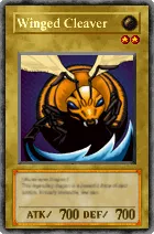 Carta Winged Cleaver - Yu-Gi-Oh! Forbidden Memories