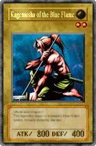 Carta Kagemusha of the Blue Flame - Yu-Gi-Oh! Forbidden Memories