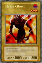 Carta Flame Ghost - Yu-Gi-Oh! Forbidden Memories