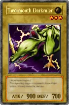 Carta Two-mouth Darkruler - Yu-Gi-Oh! Forbidden Memories