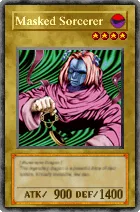 Carta Masked Sorcerer - Yu-Gi-Oh! Forbidden Memories