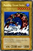 Carta Roaring Ocean Snake - Yu-Gi-Oh! Forbidden Memories