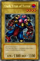 Carta Dark Titan of Terror - Yu-Gi-Oh! Forbidden Memories