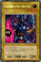Carta Guardian of the Labyrinth - Yu-Gi-Oh! Forbidden Memories