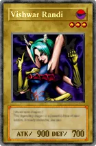 Carta Vishwar Randi - Yu-Gi-Oh! Forbidden Memories