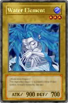 Carta Water Element - Yu-Gi-Oh! Forbidden Memories