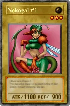 Carta Nekogal #1 - Yu-Gi-Oh! Forbidden Memories