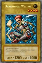 Carta Dimensional Warrior - Yu-Gi-Oh! Forbidden Memories