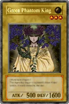 Carta Green Phantom King - Yu-Gi-Oh! Forbidden Memories