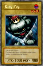 Carta King Fog - Yu-Gi-Oh! Forbidden Memories