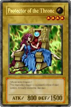 Carta Protector of the Throne - Yu-Gi-Oh! Forbidden Memories